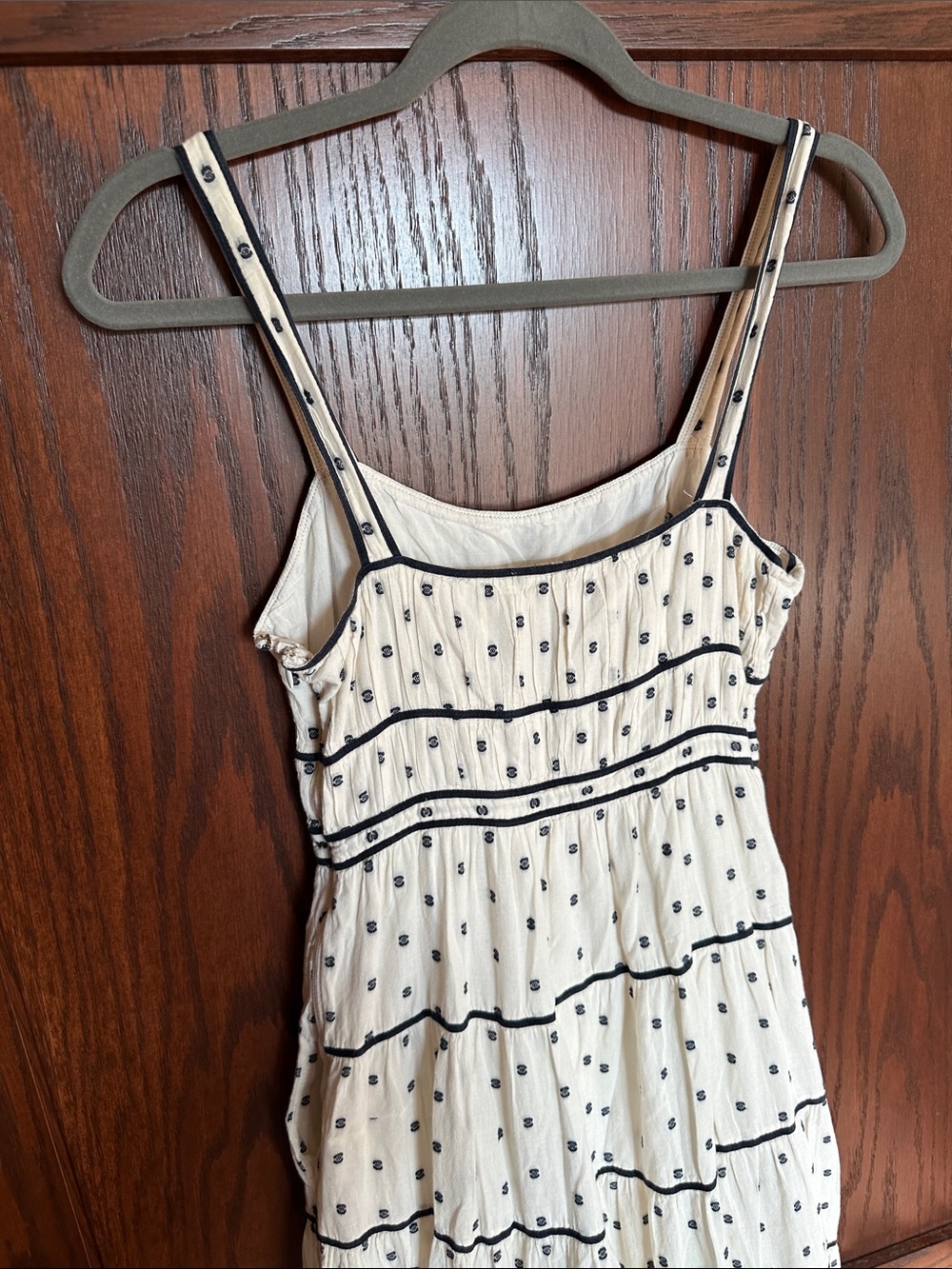 Ulla Johnson Clemente Dress
Elegant Cream Maxi Sundress with Black Sz 4 - Picture 13 of 15